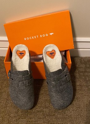 Rocket Dog Grey Felted Slippers