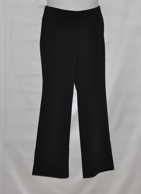 Linea by Louis Dell'Olio Petite Boot Leg Pants Size 8P Black