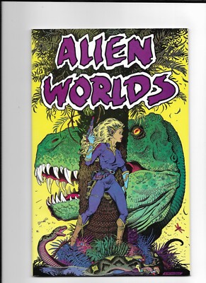 Alien Worlds #1 Eclipse comics 1988 Bill Stout Cover