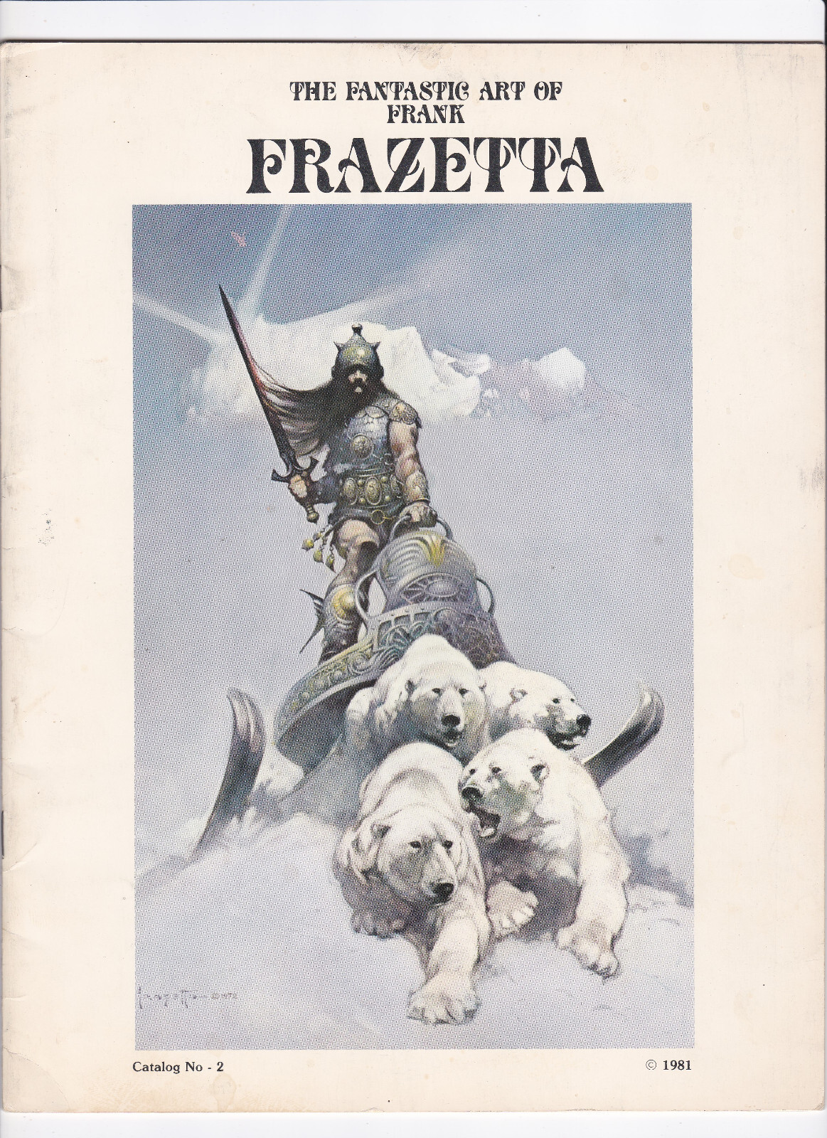 FANTASTIC ART OF FRANK FRAZETTA [1981 FN-] ART/PRINTS