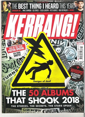 KERRANG #1752 Albums Of The Year:Melissa Auf Der Maur:Mike Shinoda + POSTERS