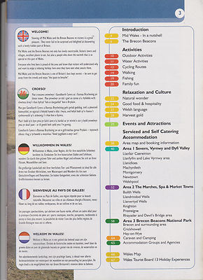 Mid Wales & Brecon Beacons Travel Guide Book 2004 Free S&H