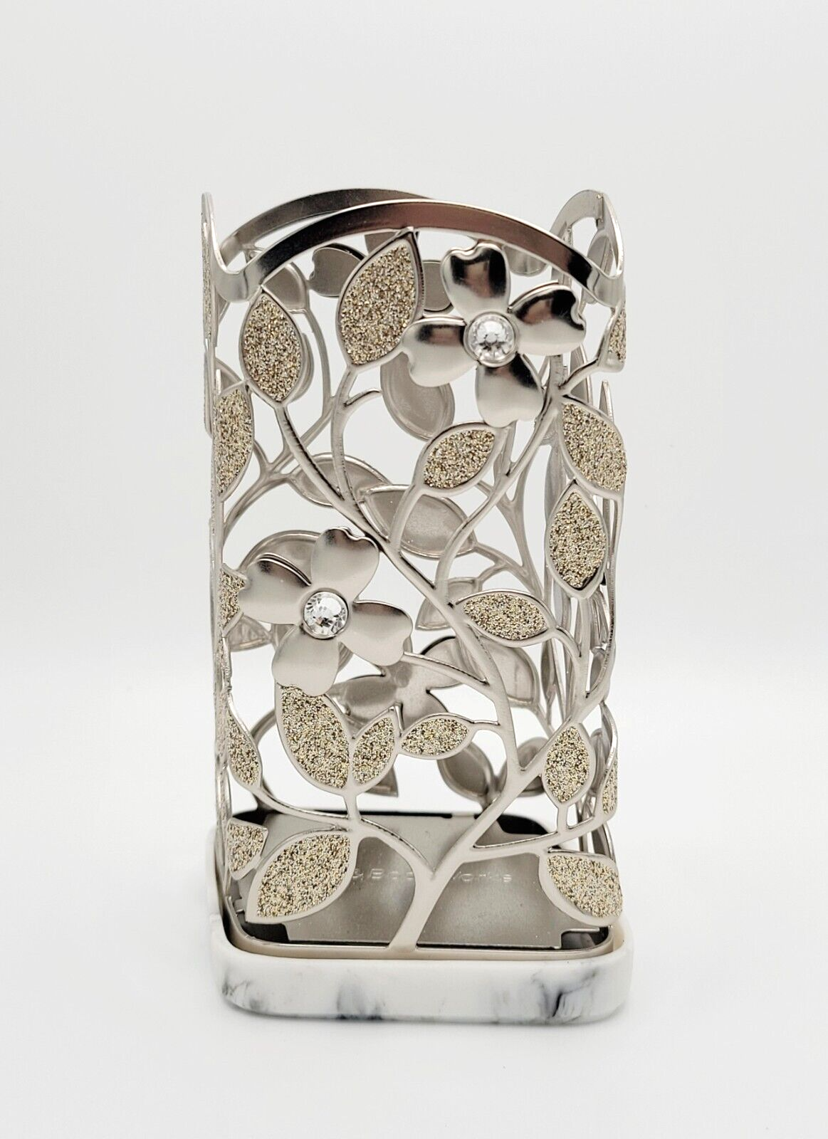 Holder Sleeve Floral W/ Resin Base