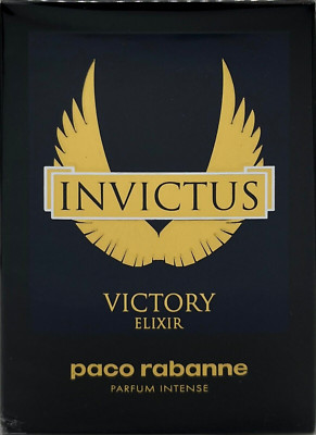 PACO RABANNE INVICTUS VICTORY ELIXIR PARFUM INTENSE SPRAY FOR MEN 3.4 Oz / 100ml