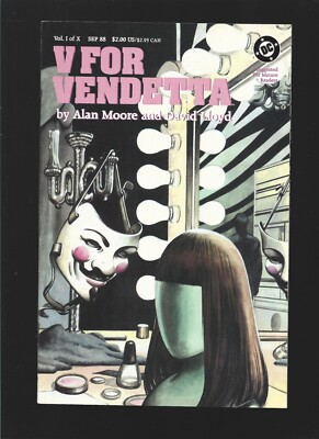 V For Vendetta #1 first print 1st appearance - Alan Moore DC Comics