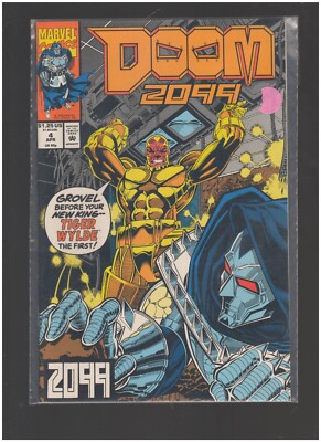 Doom 2099 #4 Marvel Comic 1993 Pat Broderick John Moore John Beatty J. Constanza