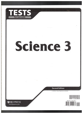 Tests for Use with Science 3, Second Edition BJU Press