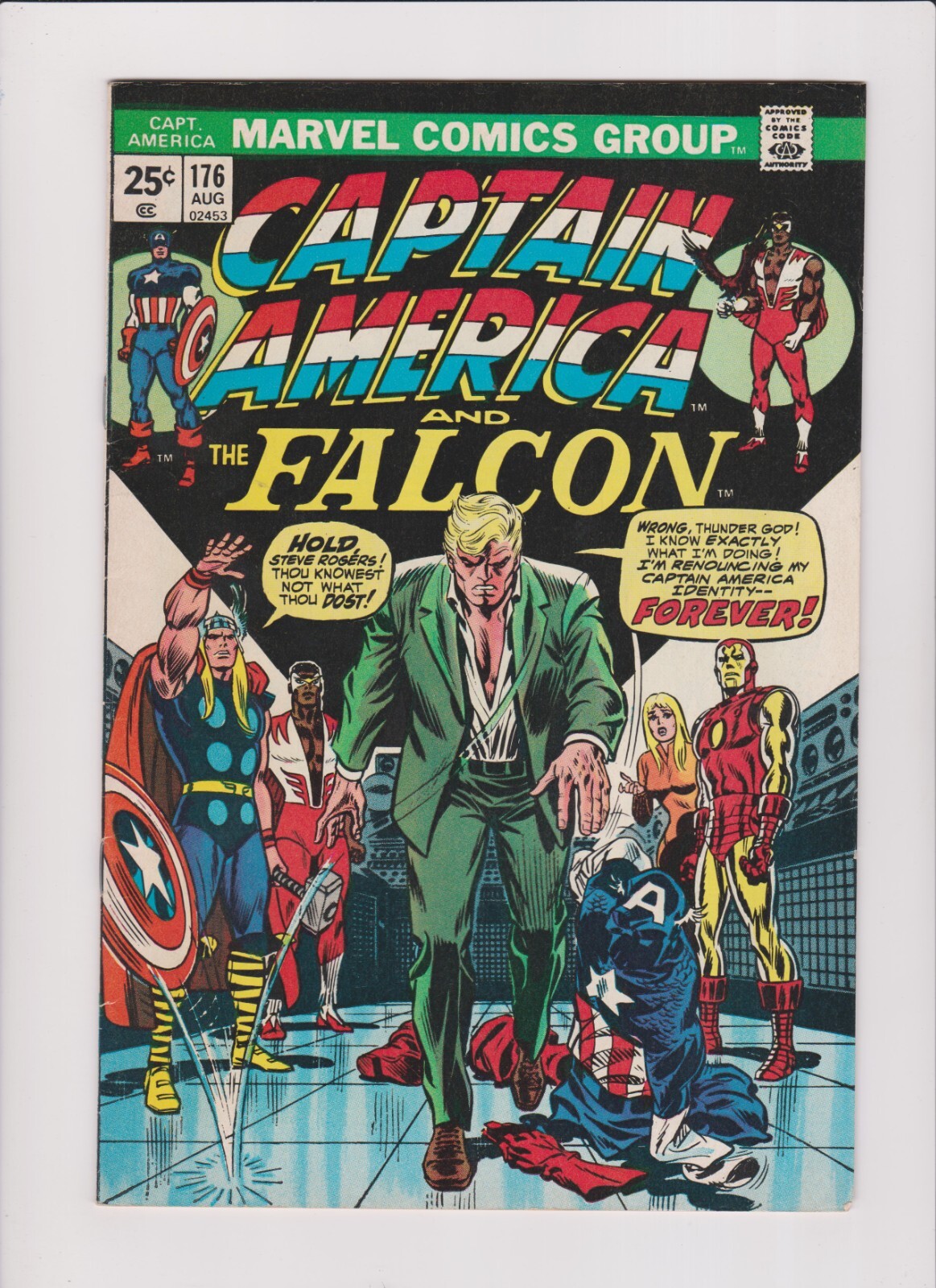 アメコミ Captain America #176 August 1974 Captain America #176 (August 1974) – THE VIRTUES OF CAPTAIN