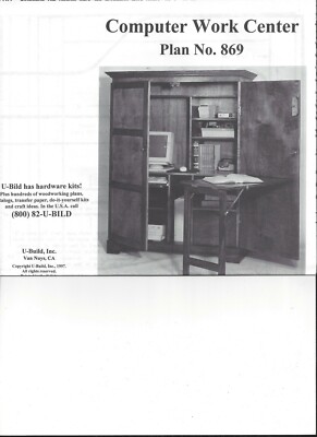 U-Bild Plan 869 - Computer Work Center