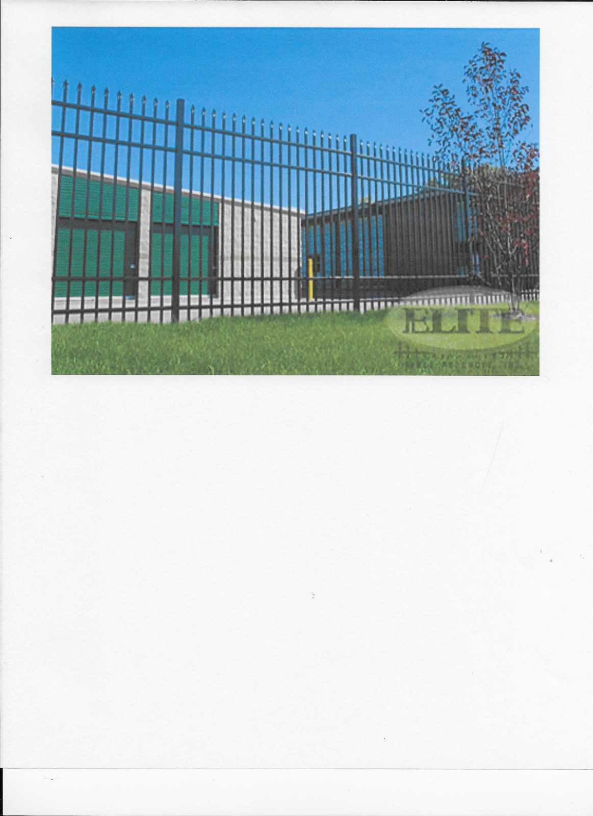 ALUMINUM FENCE/COMMERCIAL & INDUSTRIAL / STORAGE BUILDINGS / PARKS / SCHOOLS /