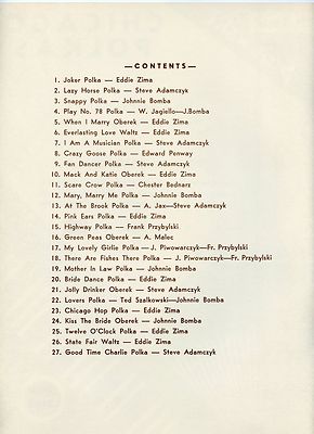 Chicago Polkas - Volume 5 - Bb Combo Book- Sajewski Publishers 1959