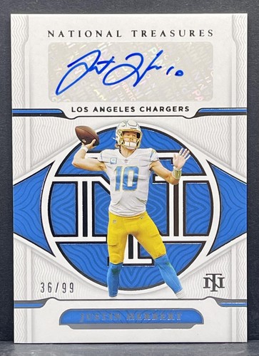 2021 Panini National Treasures Justin Herbert #S-JH