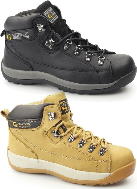 Grafters M434A Unisex Genuine Oily Leather Rugged Safety