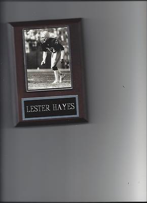 LESTER HAYES PLAQUE OAKLAND RAIDERS LA FOOTBALL NFL