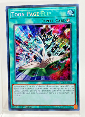 Toon Page-Flip First Edition 2020 BLCR-EN068 YuGiOh! Toon World