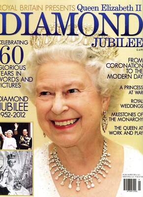 DIAMOND JUBILEE Queen Elizabeth II Zeitschrift aus England