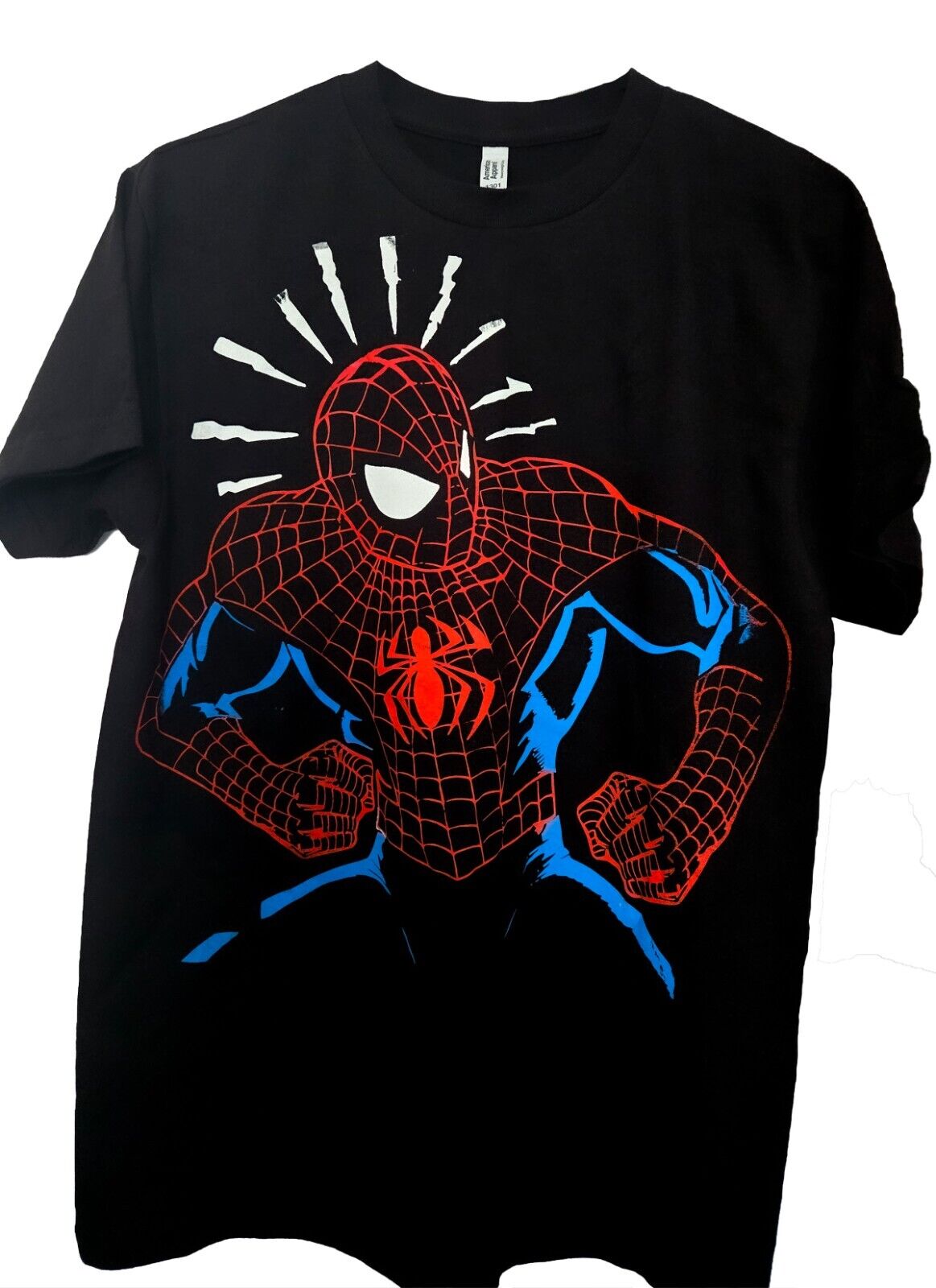 Spider-Man Marvel Black Crew Neck T-Shirt Amazing Spider-Man Marvel Black Crew Neck T-Shirt Amazing