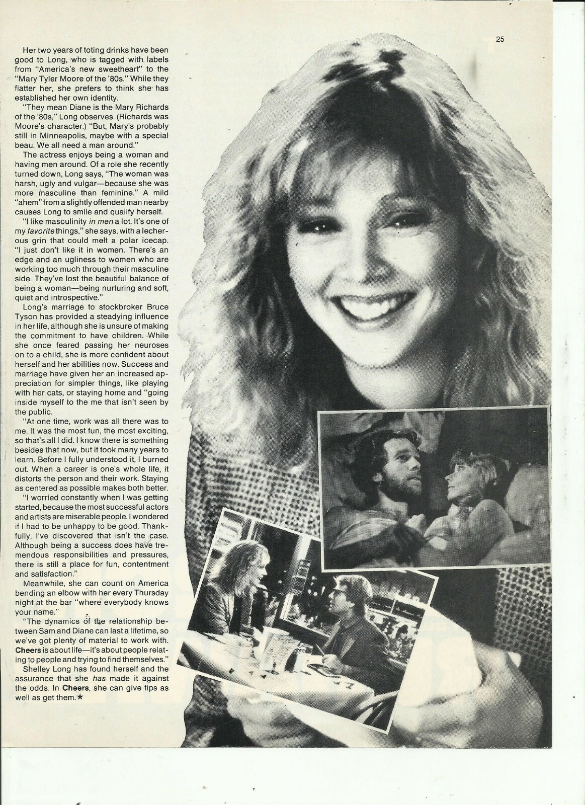 SHELLEY LONG MAGAZINE CLIPPINGS