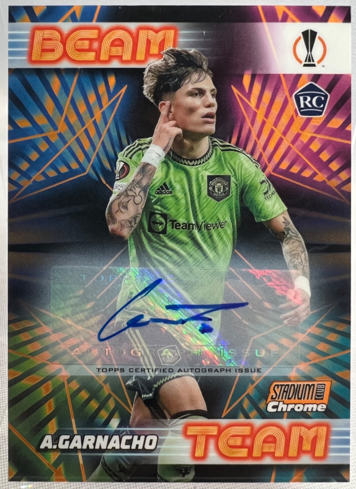 2023 Topps Stadium Club Garnacho RC Auto