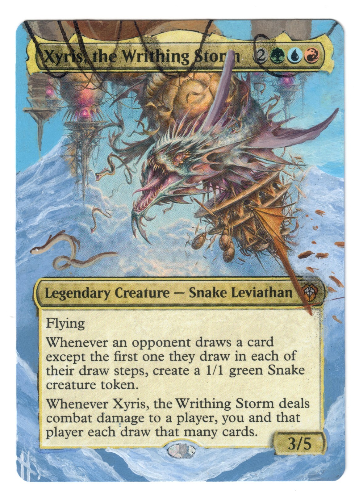 Xyris the Writhing Storm Altered Full Art MTG Magic