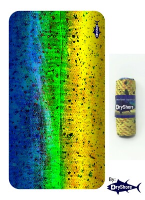Microfiber Towel MAHI MAHI Skin Design by DRYSHORE 