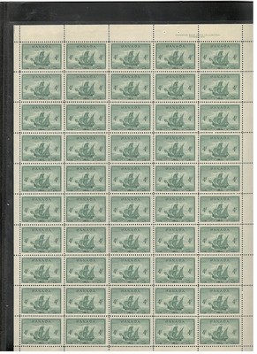 Canada MNH Sheets of 50 Scott 274, 282, 320 Free Shipping