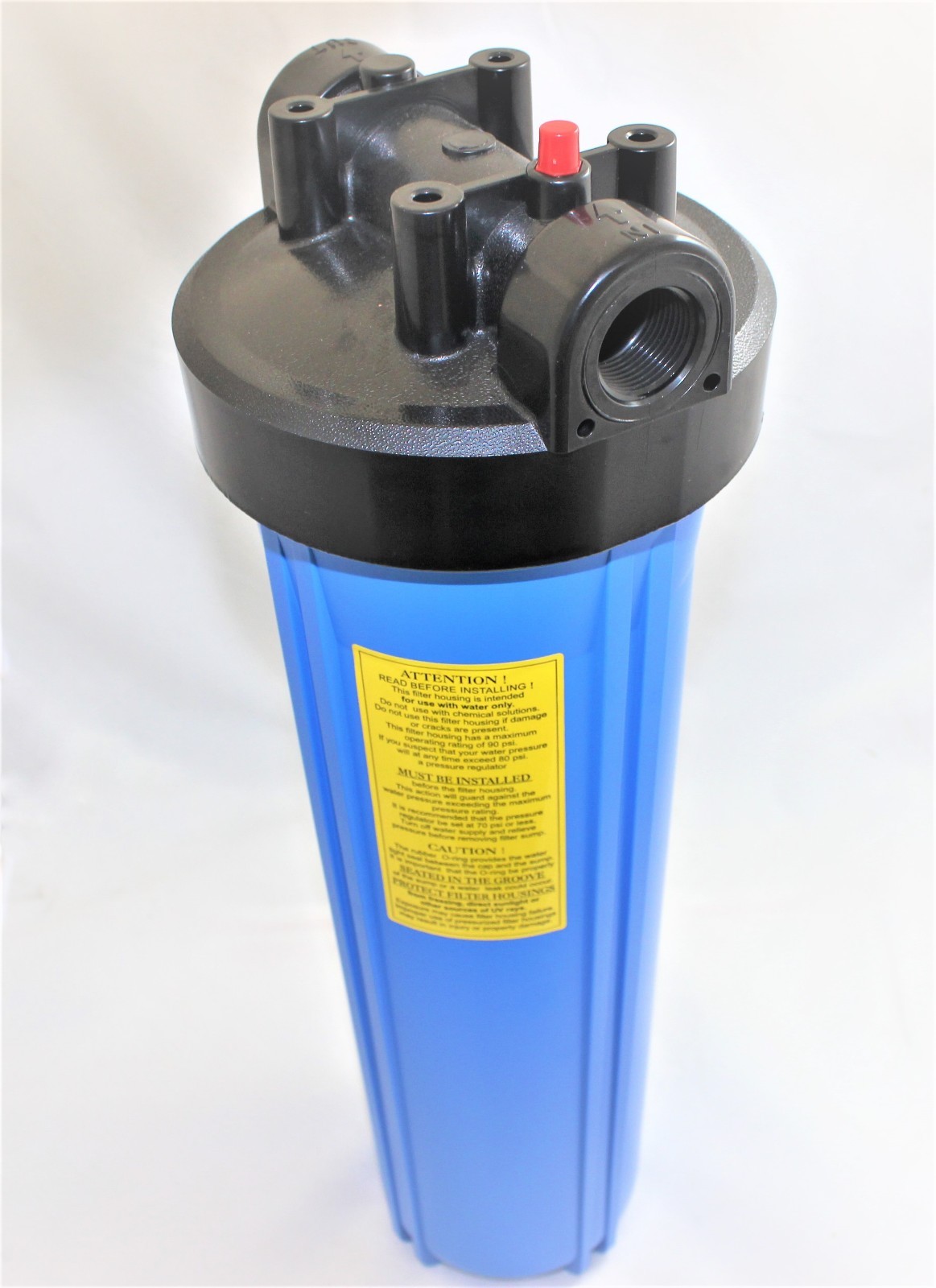 Big Blue Whole House Double 20" Water Filter 2 Stage Carbon Sediment