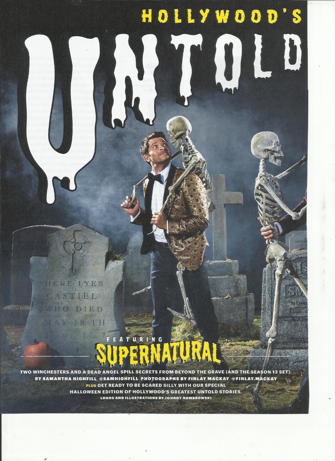 SUPERNATURAL MAGAZINE CLIPPINGS-JENSEN ACKLES-JARED PADALECKI & MORE