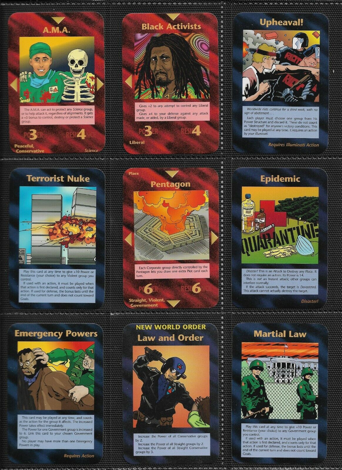 ALL 200 LIMITED 1994 Common Set ILLUMINATI INWO New World ALL 200 LIMITED 1994 Common Set ILLUMINATI INWO New World