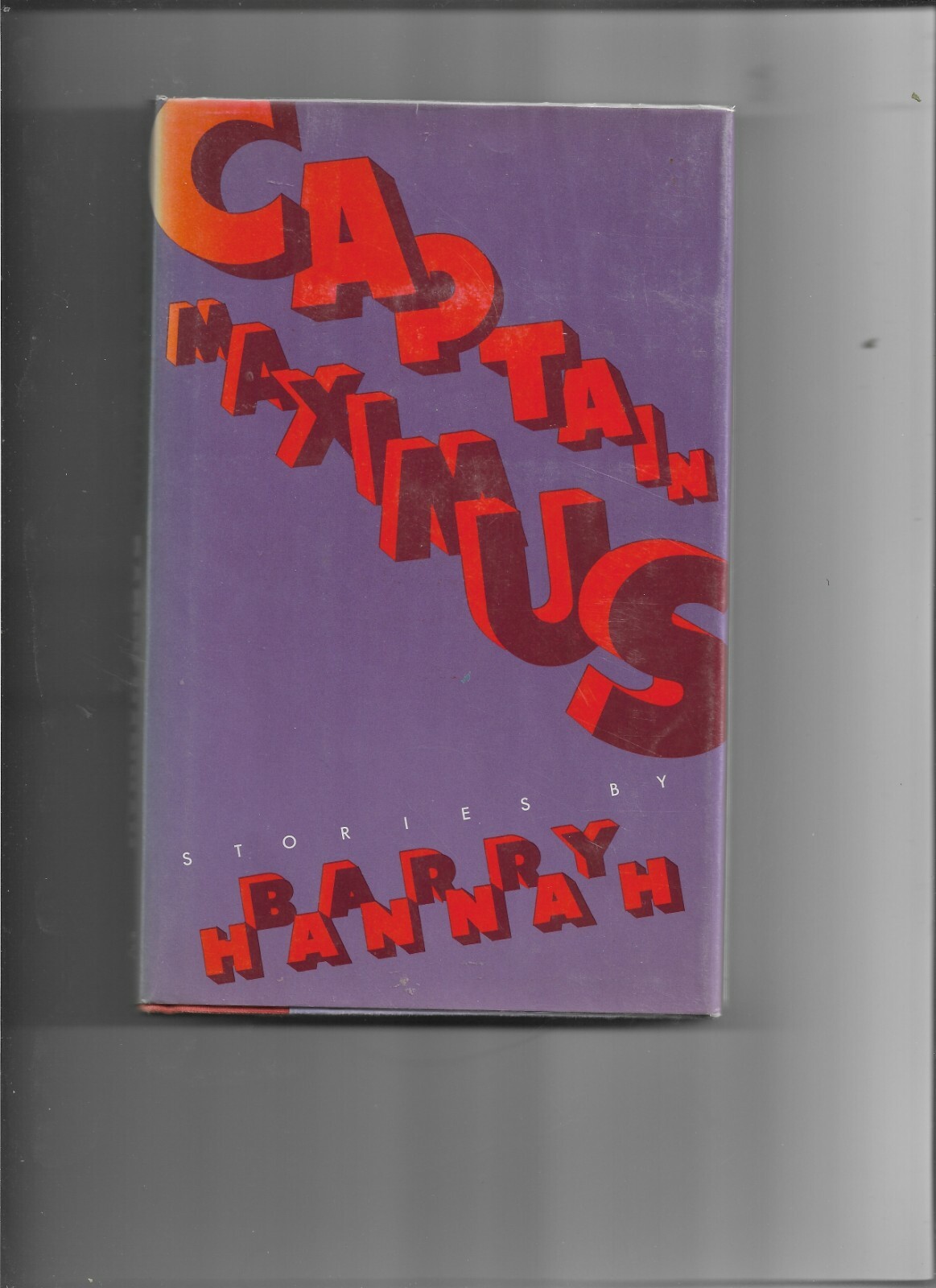 希少　Captain Maximus by Barry Hannah Captain Maximus (Contemporary American Fiction) by Barry