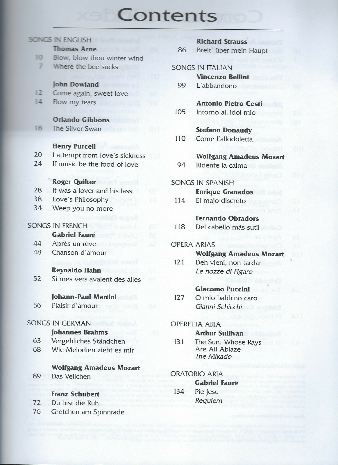 Standard Vocal Literature Soprano Richard Walters includes 2 Accompaniment CDs