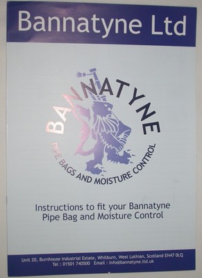 Bannatyne Canister System for Bagpipes Moisture Control