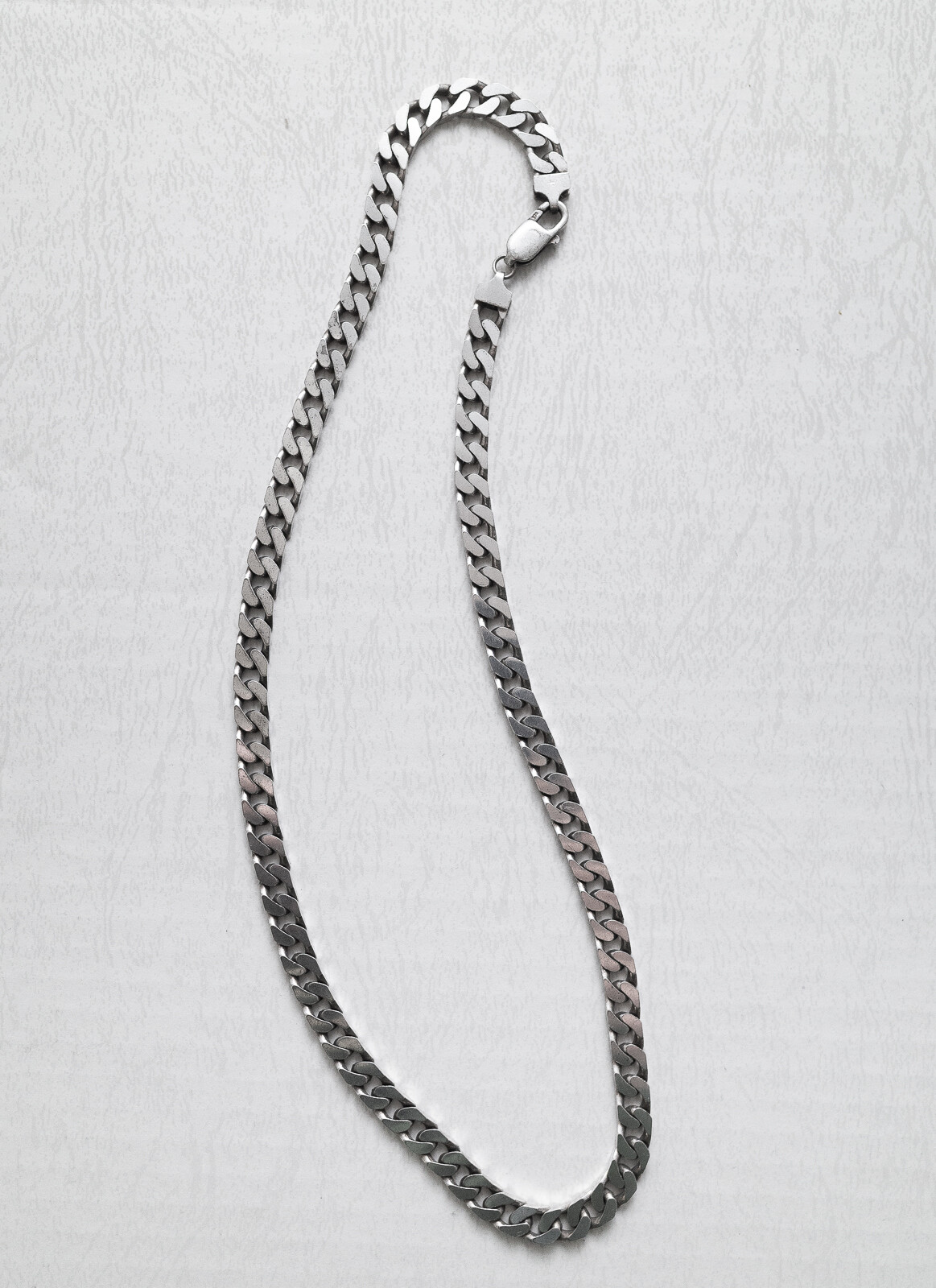 その他 gla chain SILVER GLIVEOR Silver Chain for Men, 16 Inch Sterling Silver Figaro