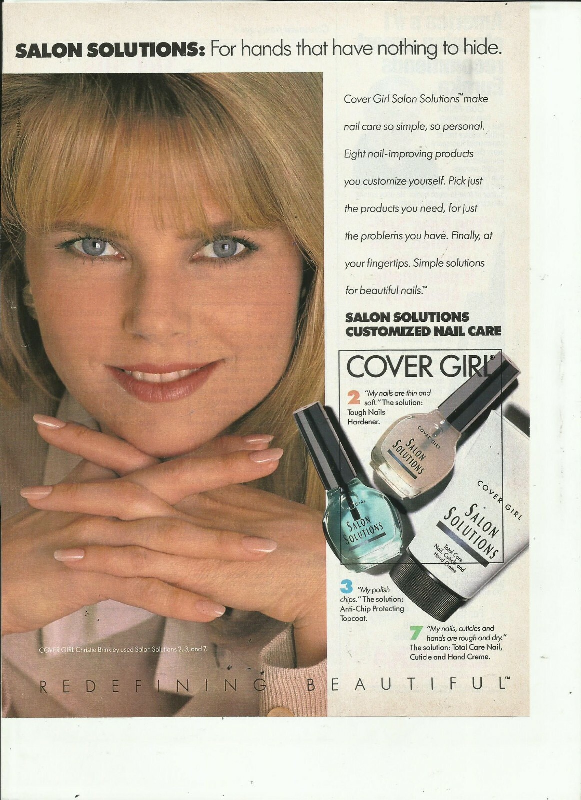 CHRISTIE BRINKLEY MAGAZINE CLIPPINGS-LOT #3