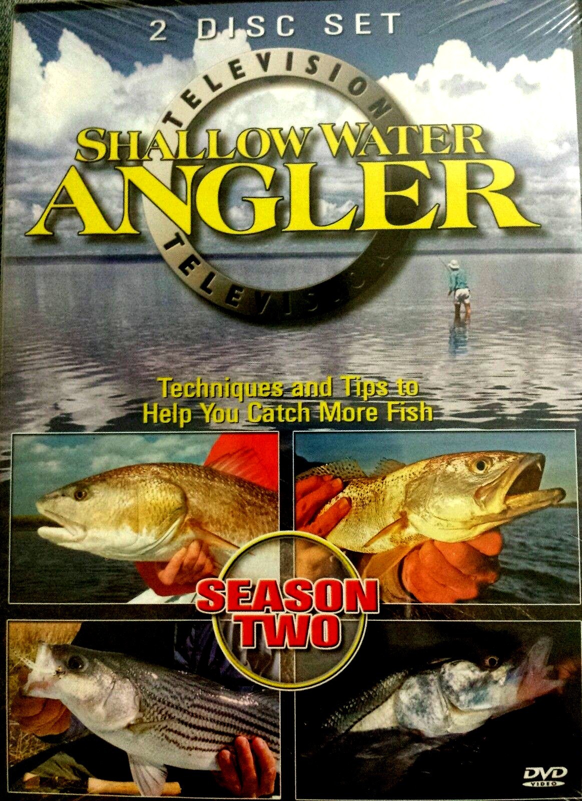 NEW Shallow Water Angler Television Season Two 2-Disc Set DVD Fishing 1DSAT6