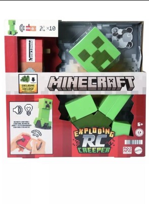 Minecraft Exploding RC Creeper with Lights, Sounds & 10 Explosion Effects