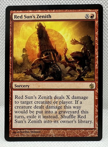 Magic the Gathering - 4X Red Sun's Zenith - Mirrodan