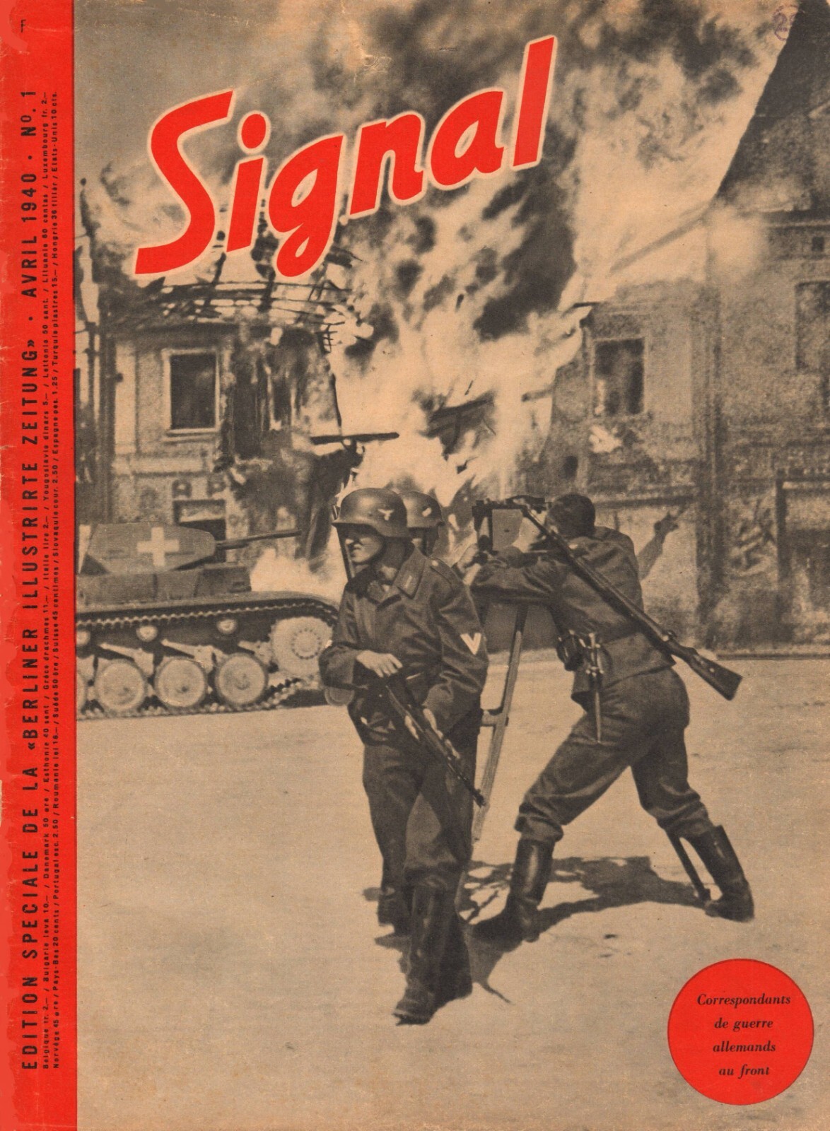 Electronic publication (PDF) Signal magazine No 1 from 1940