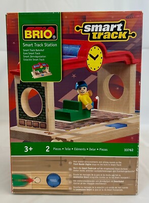 BRIO 33762, Wooden Railway System,  Smart Track Station , Vintage-2004, New