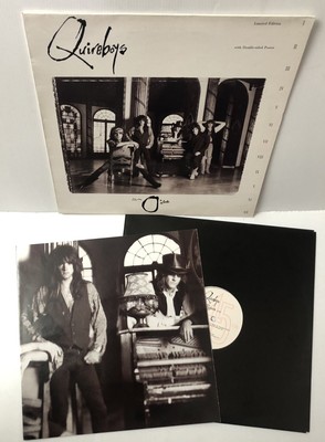 Quireboys Seven O'Clock - Ltd Ed A1/B/1 12   Single Record inc D/S Poster