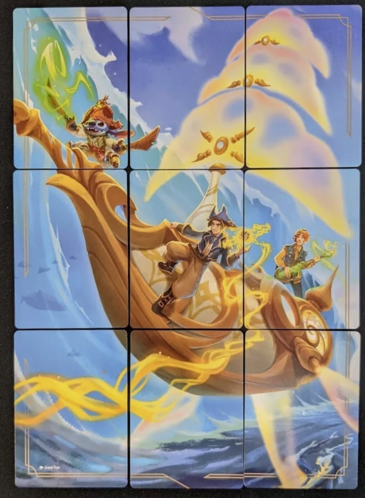 Disney Lorcana - Stitch AZURITE SEA Art Cards - Complete 9