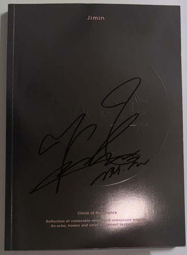 BTS Jimin ジミン　直筆サイン入り　Autographed card BTS JIMIN Hand Signed Photo Autographed PHOTO K-POP