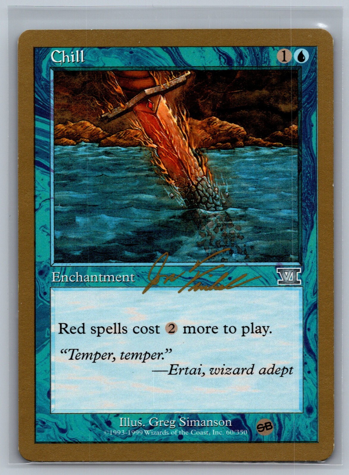 MtG World Champ. Decks2000【Jon Finkel】 Magic MTG 2000 Jon Finkel World Championship Decks Chill #60