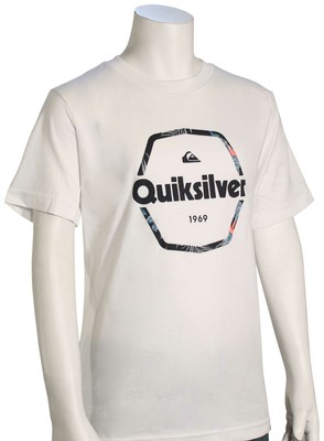 

Футболка Quiksilver Boys Hard Wired — белая — новинка, Белый