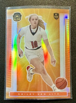 Hailey Van Lith 2021 Super Glow Orange Refractor - LSU