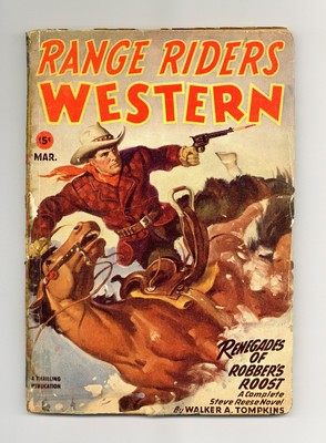 Range Riders Western Pulp Mar 1947 Vol. 16 #2 FR Low Grade