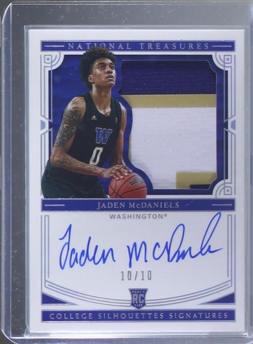 2020 FLAWLESS COLLEGIATE Jaden Mcdaniels DIAMOND GEM SIGNATURE