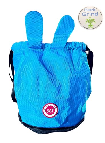 361 Degree Beyond Scuba Blue Cinch Backpack For Sneakers