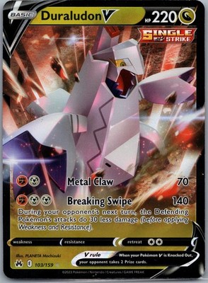 Duraludon V Holo Ultra Rare SWSH: Crown Zenith 103/159 NM