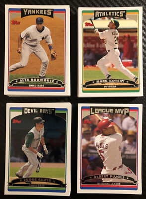 2006 Topps Series One Baseball Cards Lot You Pick